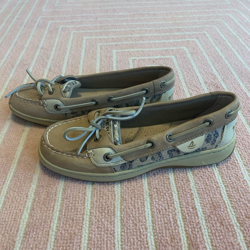 ❌SOLD❌ Sperry Sequence Leopard Boat Shoes